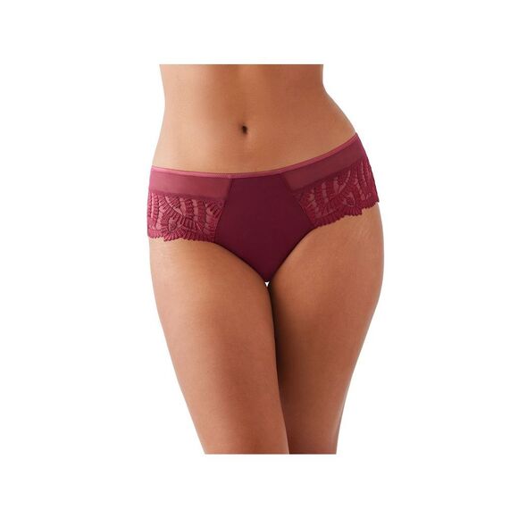 Wacoal NWT After Dark Tanga Cheeky Brief Red Plum Medium - Picture 2 of 4